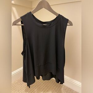 FP Movement by Free People Tempo Black Activewear Tank Medium